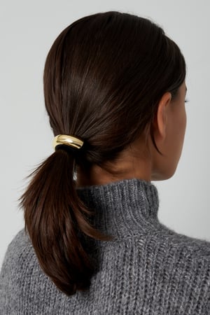 Élastique à cheveux Simply Chic - doré h5 Image2